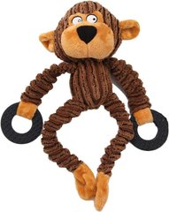 Плюшеві іграшки для домашніх тварин «Зебра, олень, мавпа» Derby