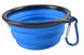 Силіконова складна дорожня миска Derby Food Grade TPE Collapsible Dog Bowl, Синій, 1 л
