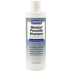 Шампунь Davis Benzoyl Peroxide Shampoo для собак и котов с демодекозом и дерматитами Davis Veterinary
