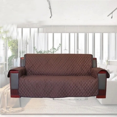 Високоякісний водонепроникний чохол на диван Modern Sofa Cover Chocolate