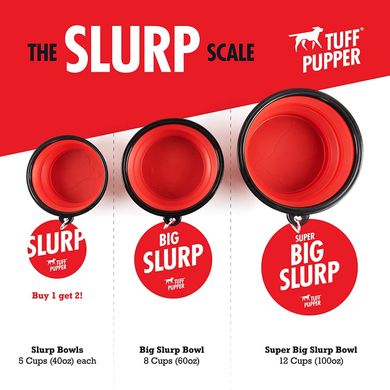 Складная миска для собак Tuff Pupper Super Big Slurp