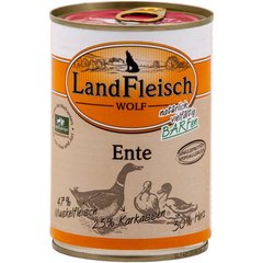 Консерви для собак Landfleisch Dog Wolf Ente з качкою LandFleisch