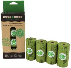 Биоразлагаемые пакеты для экскрементов собак The Original Poop Bags без ручек